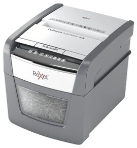 Rexel Optimum AutoFeed 45X Iratmegsemmisítő 45 lap Részecskevágás 4 x 28 mm P-4 20 l Szintén megsemm
