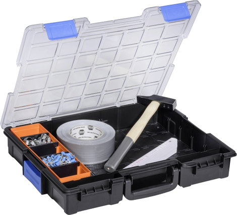 Allit EuroPlus Pro K44/7 Rendszerező hordtáska (H x Sz x Ma) 355 x 440 x 76 mm Rekeszek: 7 Tartalom, 2. kép