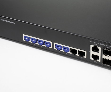 RJ45 LAN port zárkészlet 1 db kulccsal, 10 részes, kék, Renkforce RF-4695234 3. kép