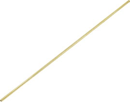 Sárgaréz Cső Rúd (Ø x H) 4 mm x 500 mm Belső Ø: 3.4 mm 1 db