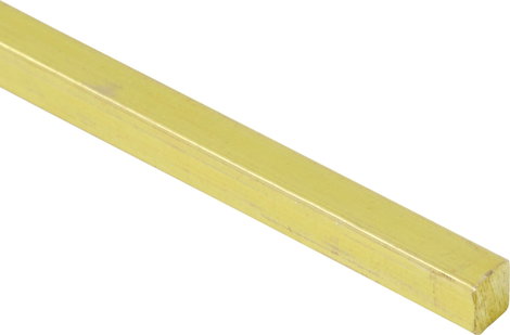 Sárgaréz Négyzet alakú Rúd (H x Sz x Ma) 500 x 1 x 1 mm 1 db 2. kép