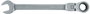 Gedore RED 3300889 R07300240 Csuklós gyűrűs villáskulcs 24 mm bélyegkép
