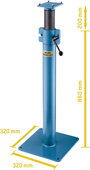 Brockhaus Heuer 117120 Magasságállító készülék 117120 Pofa szélesség: 120 mm 2. bélyegkép