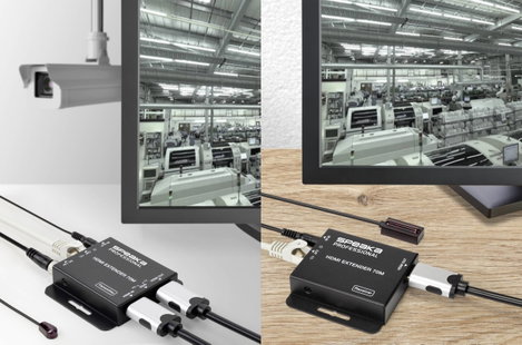 HDMI extender RJ45 hálózati kábelen keresztül 70 m, SpeaKa Professional SP-HDE-200 5. kép