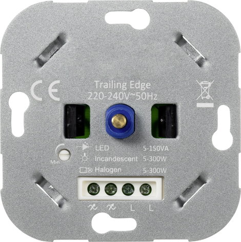 Sygonix SY-4697894 Forgatható dimmer Alkalmas fényforrásokhoz: Halogén izzó, LED-es izzó, Izzó 4. kép