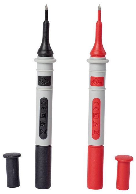 Chauvin Arnoux P01295491Z Mérőhegy 4 mm-es alj CAT IV 1000 V Piros, Fekete 2 db 2. kép