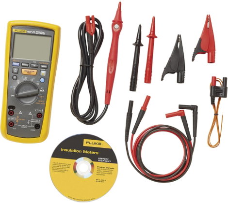 Szigetelésmérő műszer 50 V, 100 V, 250 V, 500 V, 1000 V 2 GΩ, Fluke 1587 FC 2. kép