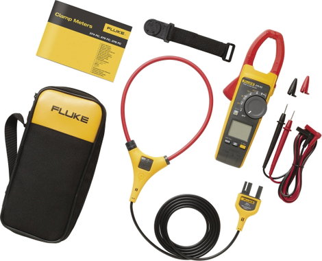 Lakatfogó és multiméter, CAT III 1000 V, CAT IV 600 V, 9999 digit, Fluke 376 FC + iFlex 4. kép