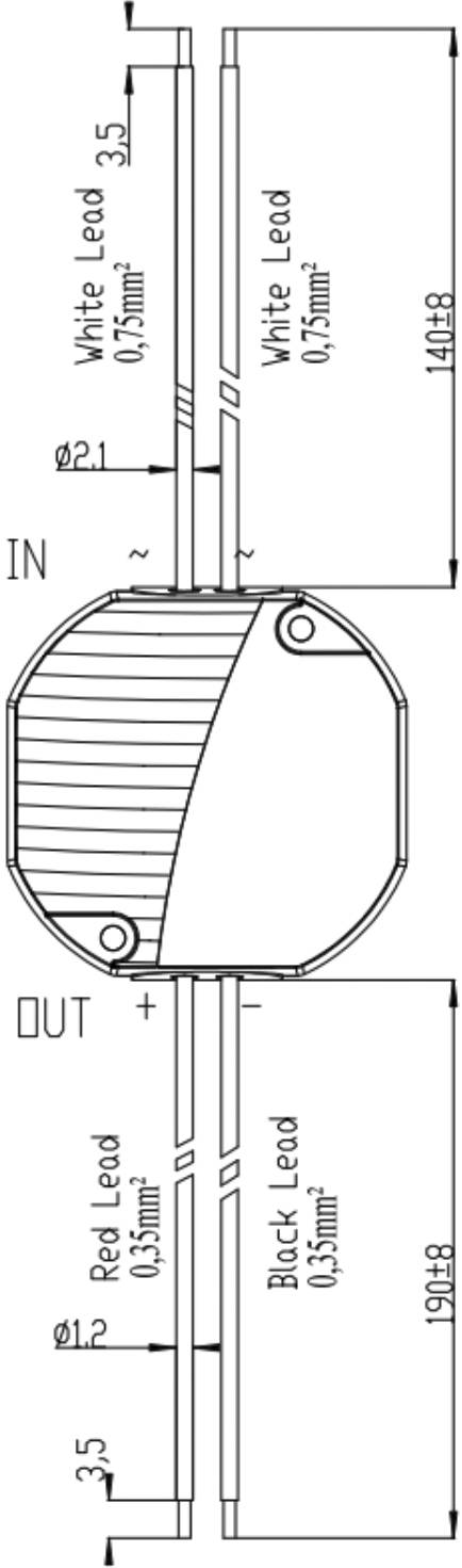 Egston N1hFSW3 18 AC/DC beépíthető tápegység 0.75 A 18 W 24 V/DC 1 db 3. kép