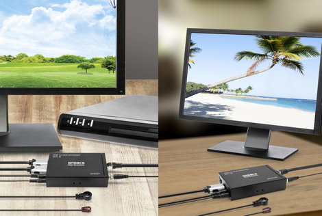 SpeaKa Professional SP-HDE-300 HDMI™ Extender RJ45 hálózati kábelen keresztül 60 m 6. kép