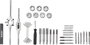TOOLCRAFT TO-7015521 Menetvágó készlet 32 részes Acél M3 x 0.50 , M4 x 0.70 , M5 x 0.80 , M6 x 1, M8 3. bélyegkép