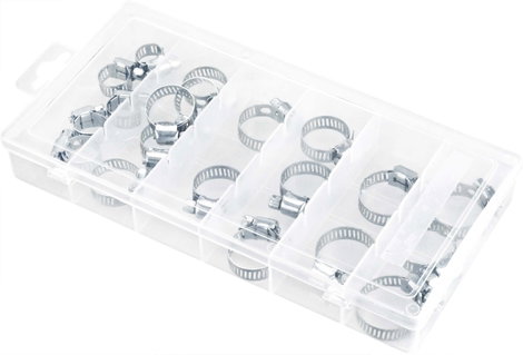 Basetech Tömlőbilincs 11-38 mm BT-2299052 20 db