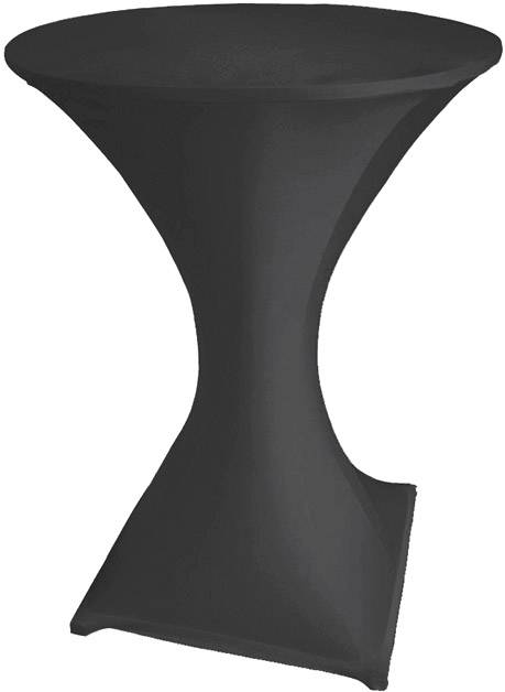 Perel Standing table cover Bárasztal huzatok Fekete FP201 2. kép