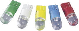 LED izzó, W2,1x9,5d, 24-28 V, zöld, T10 Wedge Base Lamp (Dome), Barthelme 70113004