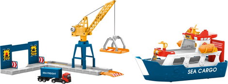 Märklin 072223 Märklin az én világom - teherhajó és kikötői daru