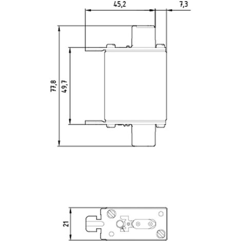 Siemens 3NA3805 NH biztosíték Biztosíték méret = 000 16 A 500 V/AC, 250 V/AC 3 db 3. kép