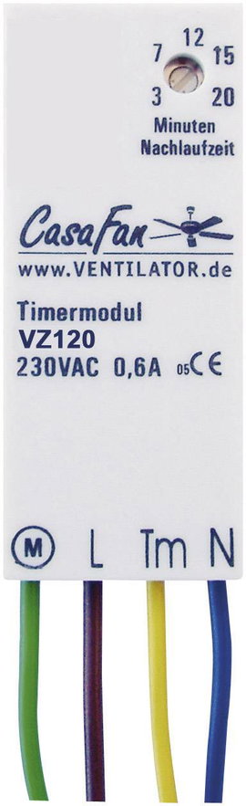 CasaFan VZ 120 Időzítő modul Fehér