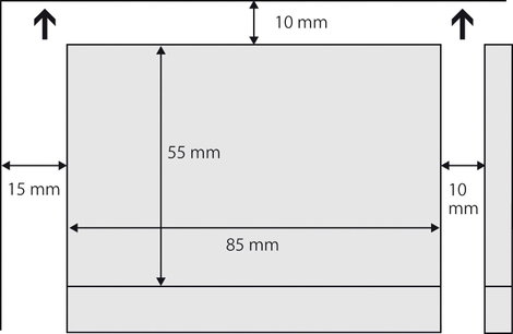 Sigel LP798 Nyomtatható névjegykártyák, sima él 85 x 55 mm Magasfehér 100 db Papírformátum: DIN A4 5. kép