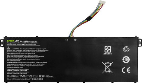 Green Cell Notebook akku AC14B3K AC14B7K AC14B8K 15.2 V 2100 mAh Acer 2. kép