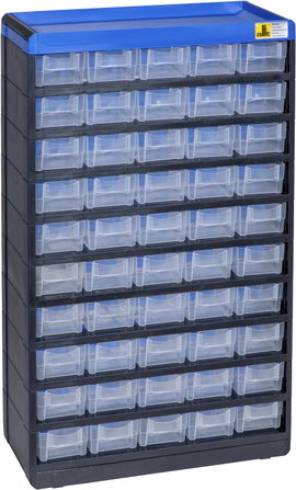 Allit 464660 Alkatrésztároló szekrény VarioPlus Pro 53/100 (Sz x Ma x Mé) 300 x 525 x 135 mm Fekete,