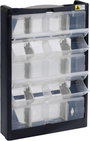 Allit 466250 Alkatrésztároló szekrény (Sz x Ma x Mé) 300 x 465 x 80 mm Fekete, Szürke 1 db bélyegkép