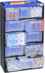Allit 464640 Alkatrésztároló szekrény VarioPlus Pro 53/21 (Sz x Ma x Mé) 300 x 525 x 135 mm Fekete, 2. bélyegkép
