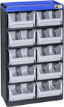 Allit 464630 Alkatrésztároló szekrény VarioPlus Pro 53/20 (Sz x Ma x Mé) 300 x 525 x 165 mm Fekete, bélyegkép