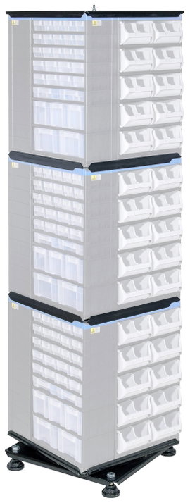 Allit 464665 Forgatható állvány VarioPlus Pro R 171 (Sz x Ma x Mé) 445 x 1710 x 445 mm Fekete 1 db
