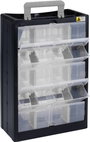 Allit 466260 Alkatrésztároló szekrény VarioPlus DrawBox C 40 (Sz x Ma x Mé) 300 x 465 x 155 mm Feket bélyegkép