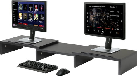 SpeaKa Professional SP-9472624 Monitor magasító Magasság tartomány: 272 - 272 mm Fekete 4. kép