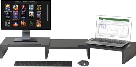 SpeaKa Professional SP-9472624 Monitor magasító Magasság tartomány: 272 - 272 mm Fekete 5. kép