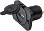 IWH USB beépített aljzat 12/24 Volt 2100mA Terhelhetőség max.=2.1 A 12 vagy 24 V/DC bélyegkép