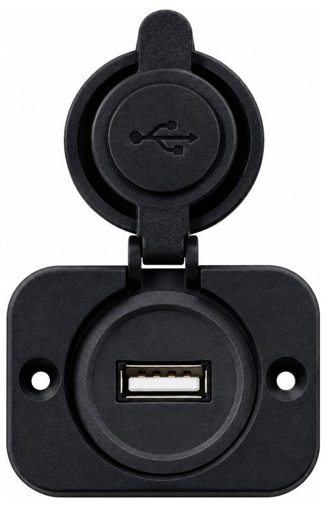 IWH USB beépített aljzat 12/24 Volt 2100mA Terhelhetőség max.=2.1 A 12 vagy 24 V/DC 2. kép