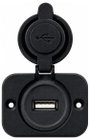 IWH USB beépített aljzat 12/24 Volt 2100mA Terhelhetőség max.=2.1 A 12 vagy 24 V/DC 2. bélyegkép