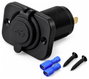 IWH USB beépített aljzat 12/24 Volt 2100mA Terhelhetőség max.=2.1 A 12 vagy 24 V/DC 4. bélyegkép