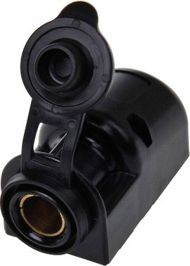IWH 019009 Felületre szerelhető aljzat DIN 12/24 volt Terhelhetőség max.: 16 A