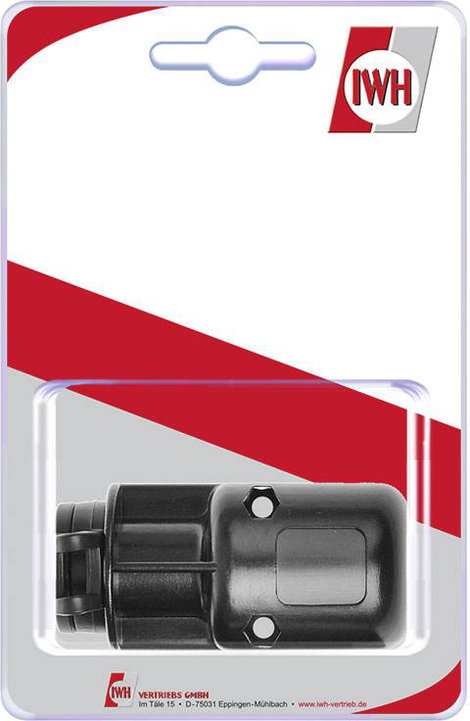 IWH 019009 Felületre szerelhető aljzat DIN 12/24 volt Terhelhetőség max.: 16 A 2. kép