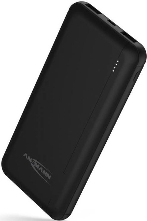 Ansmann PB212 Powerbank 10000 mAh Smart IC LiPo Mikro USB, USB-C®, USB Fekete állapotjelző 2. kép