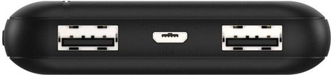 Ansmann PB212 Powerbank 10000 mAh Smart IC LiPo Mikro USB, USB-C®, USB Fekete állapotjelző 3. kép