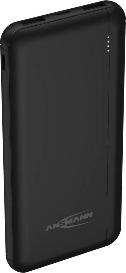 Ansmann PB212 Powerbank 10000 mAh Smart IC LiPo Mikro USB, USB-C®, USB Fekete állapotjelző 6. kép