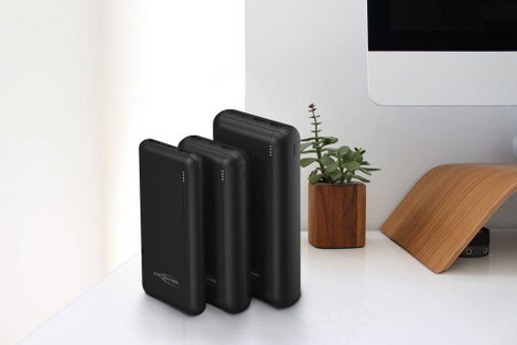 Ansmann Powerbank 20000 mAh Smart IC LiPo Mikro USB, USB-C®, USB Fekete állapotjelző 5. kép