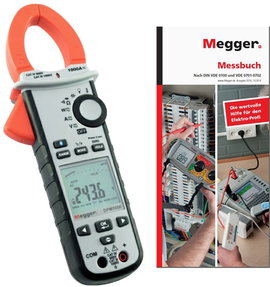 Megger DPM1000 + Messbuch Lakatfogó CAT III 1000 V, CAT IV 600 V