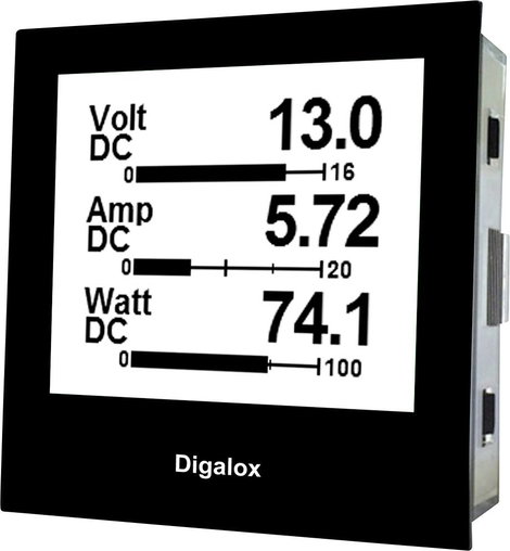 TDE Instruments Digalox DPM72-MPN+-RS485 Digitális beépíthető mérőműszer 3. kép