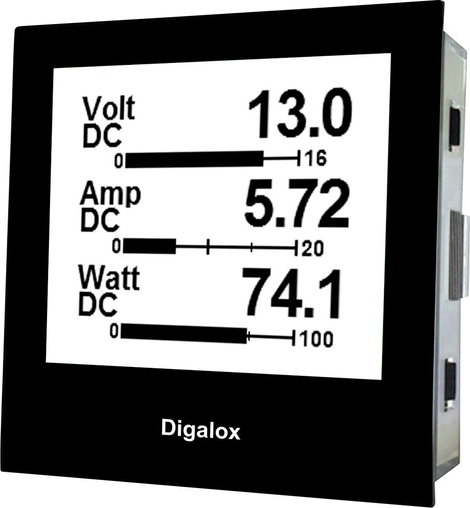 TDE Instruments Digalox DPM72-MPN+ Digitális beépíthető mérőműszer 3. kép