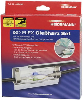 Heidemann 30450 Öntött gyanta kábelgarnitúra 1 készlet