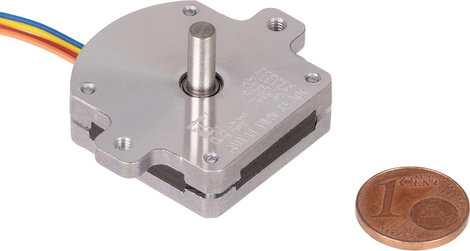 Joy-it Léptetőmotor NEMA-FLAT02 neu 0.016 Nm 0.5 A 0.5 A Tengely átmérő: 4 mm 2. kép