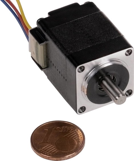 Joy-it Léptetőmotor NEMA08-03 Joy-IT 0.022 Nm 0.6 A 0.6 A Tengely átmérő: 4 mm 2. kép