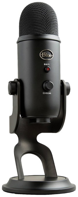 Blue Microphones Yeti Számítógépes mikrofon Fekete Vezetékes, USB