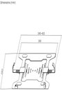 SpeaKa Professional SP-LTH-150 Notebook tartó VESA tartóra rögzíthető 7. bélyegkép
