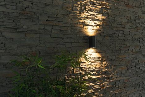 Heitronic Ambos 35376 Kültéri fali lámpa LED GU10 22 W Grafit 3. kép